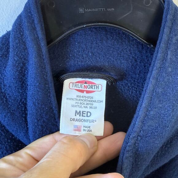 True North Dragonwear Black Jacket FR Men’s Size M HRC2 Dragonfur Fleece - Picture 4 of 11